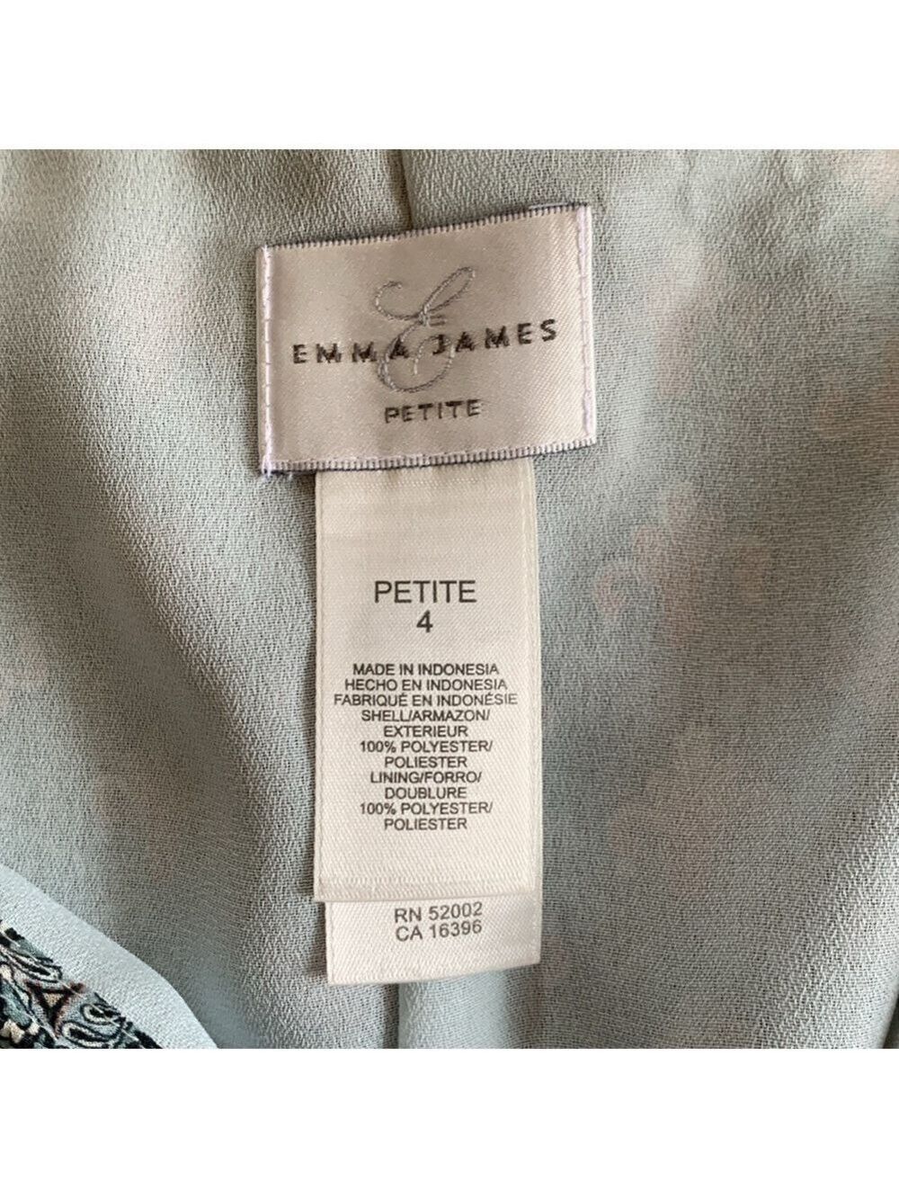 Emma James paisley swing skirt size 4P - Picture 7 of 9